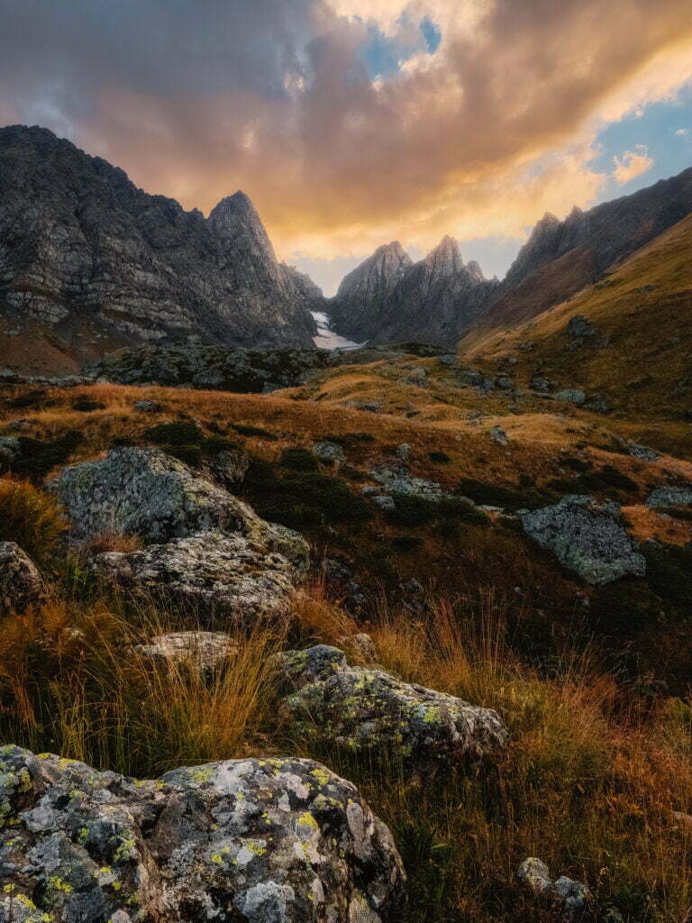 The legendary Caucasus mountains of Georgia