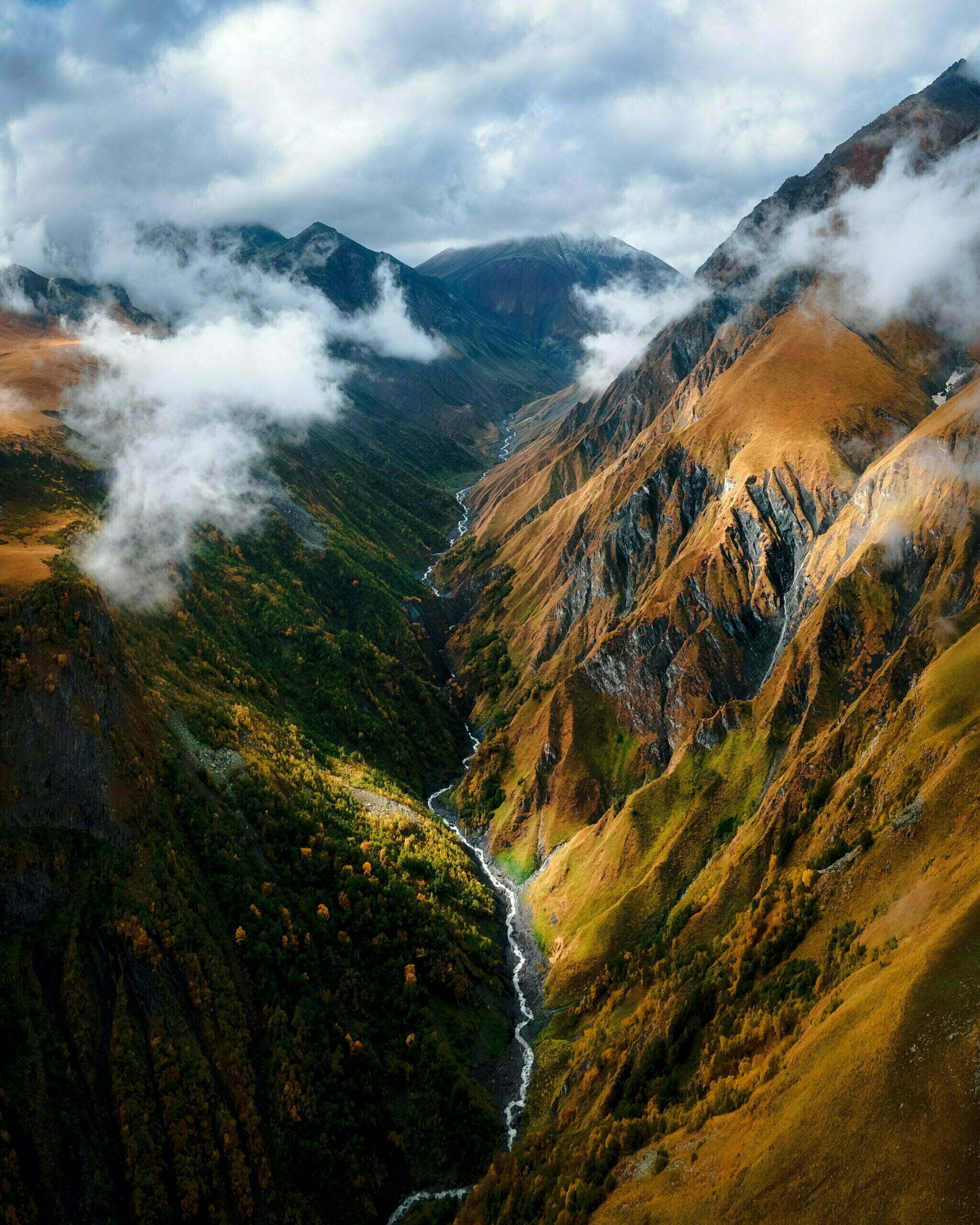 The legendary Caucasus mountains of Georgia