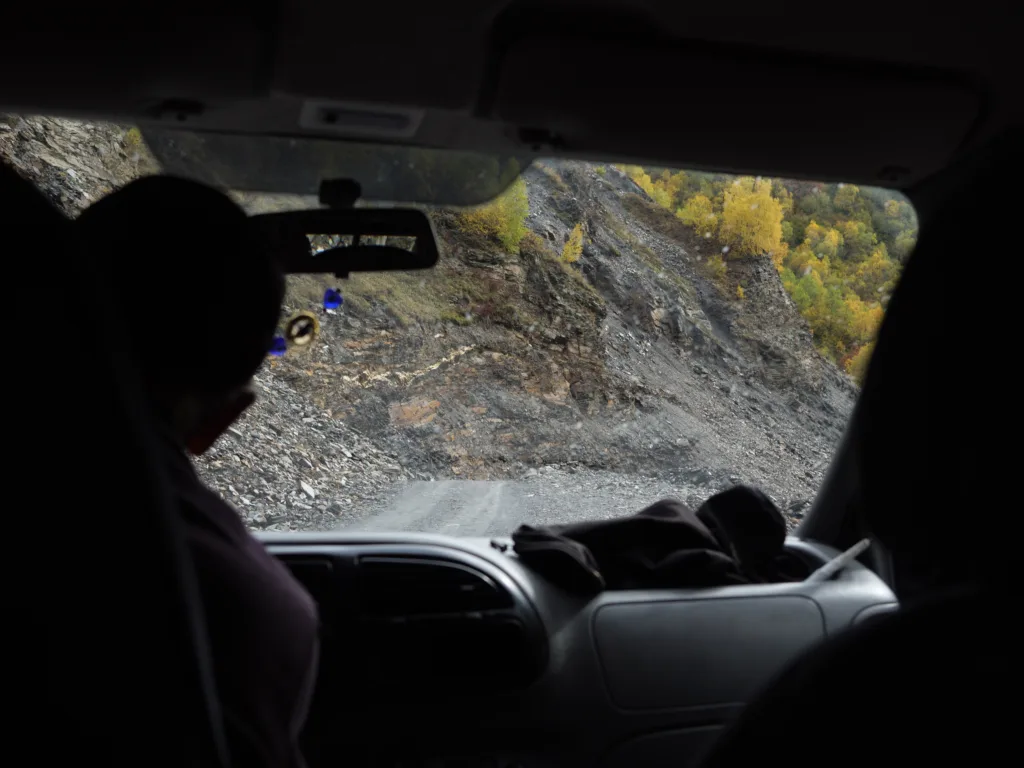 The road to Ushguli