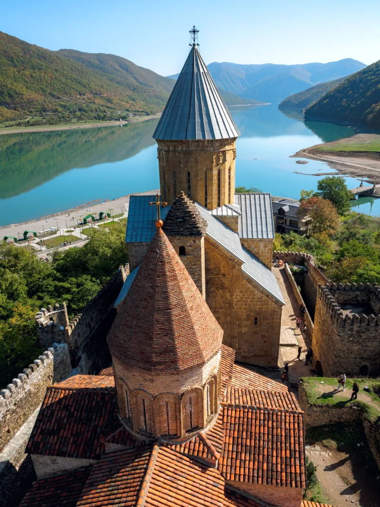 Ananuri Fortress along the Georgian Military Highway