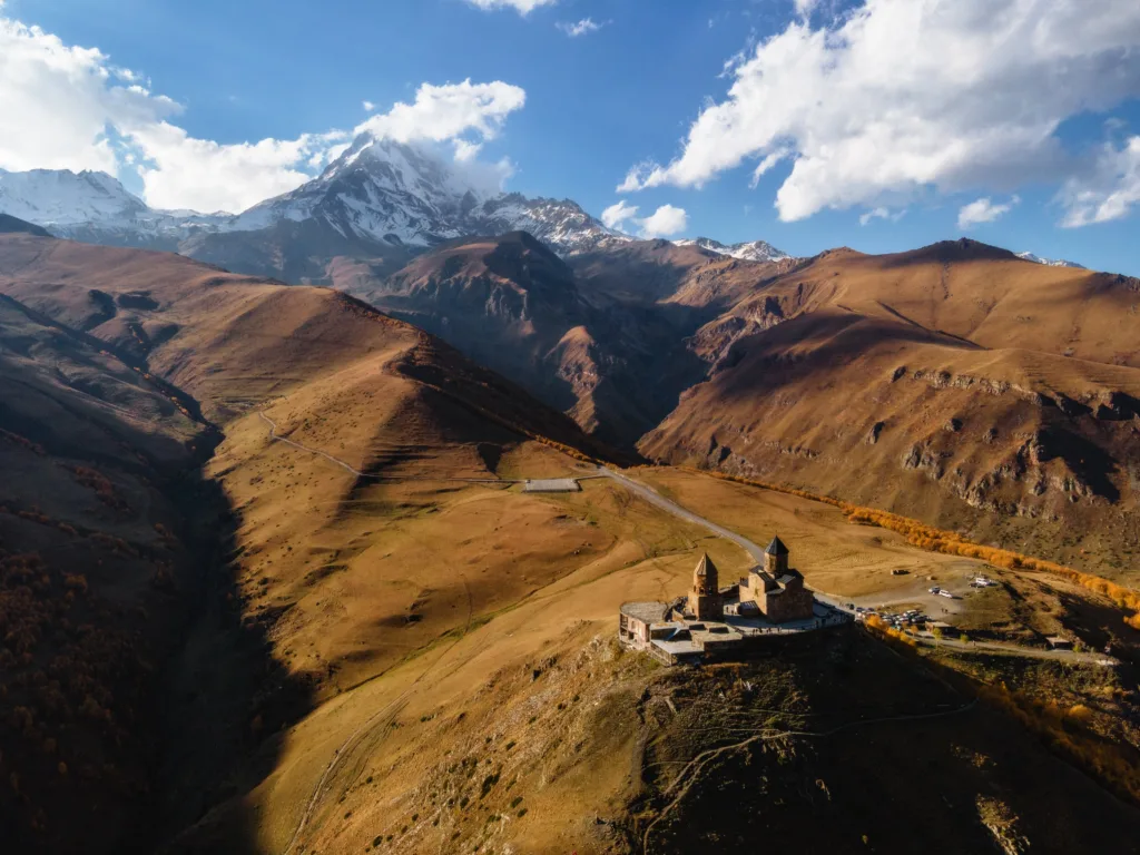 Gergeti Trinity Church in Kazbegi Georgia