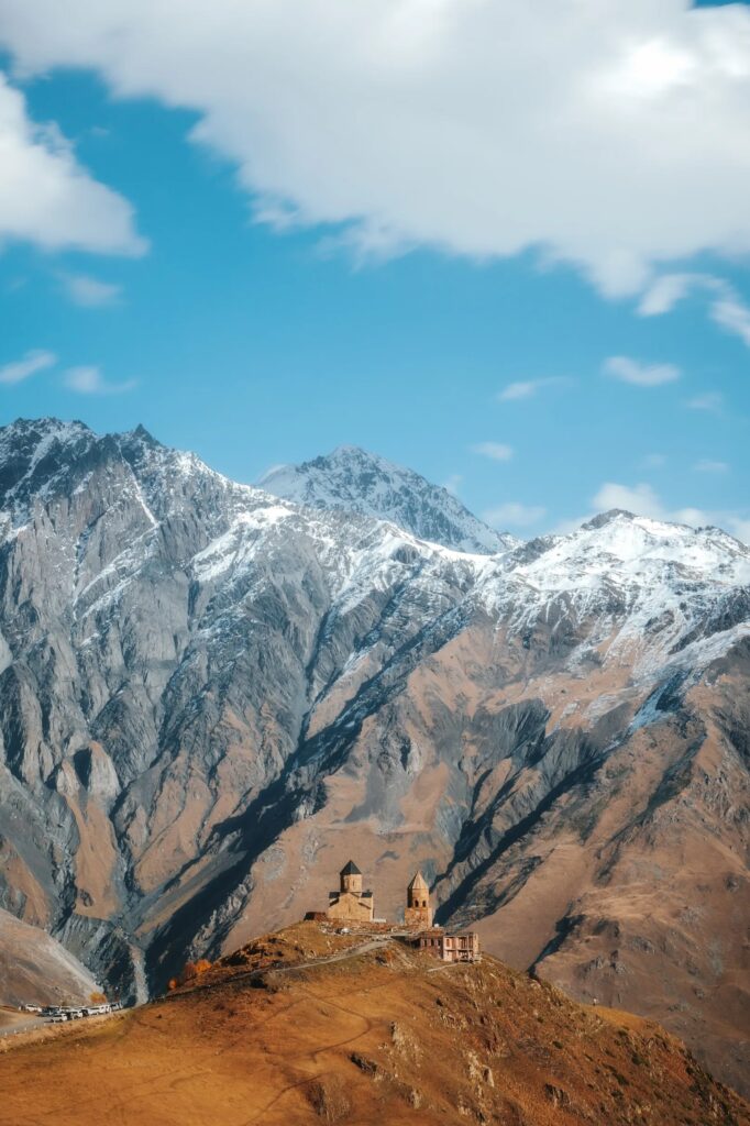 Gergeti Trinity Church in Kazbegi Georgia