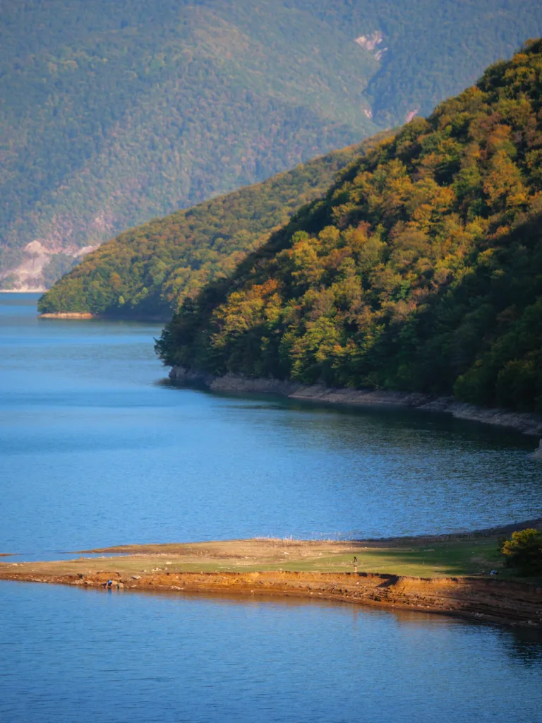 Zhinvali Water Reservoir along the Georgian Military Highway

